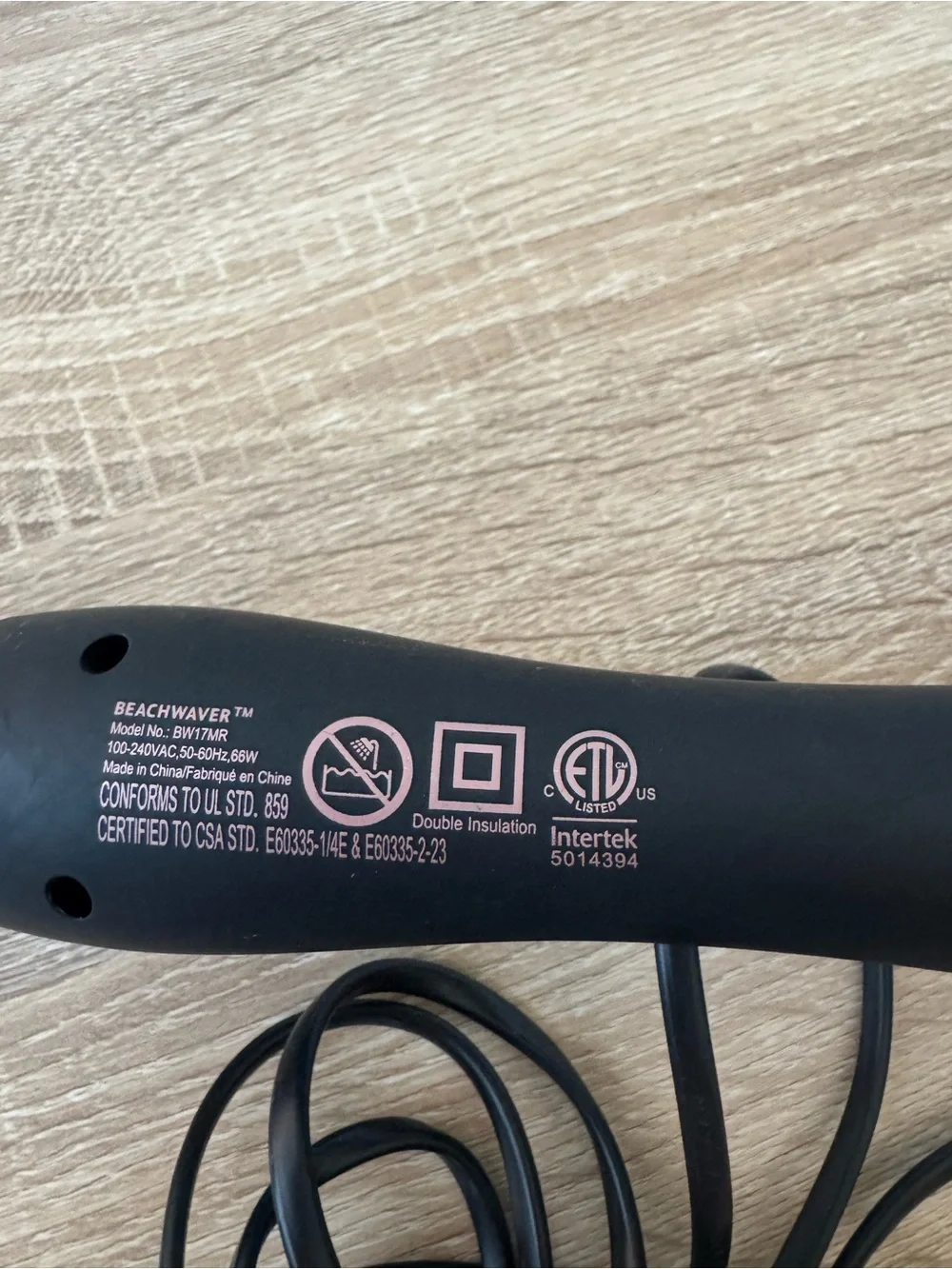 Beachwaver B1 Midnight Rose Rotating Automatic 1.25 Inch Ceramic‎ Curling Iron